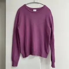 URBAN RESEARCH DOORS パープル　ニット　セーター　美品　M