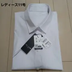 即購入◎　AOKI　半袖　ブラウス　ラベンダー　11号　UVカット　ノーアイロン