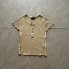 grunge drivers short sleeve shirt beige