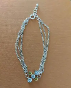 コムサデモード CHARITE シルバー3重チェーン ブレスレット