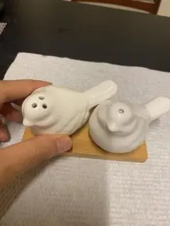 鳥型調味料入れセット