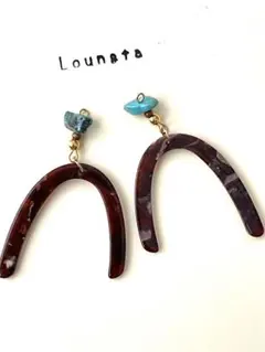 5点で450円引き ハンドメイドピアス 樹脂ピアス