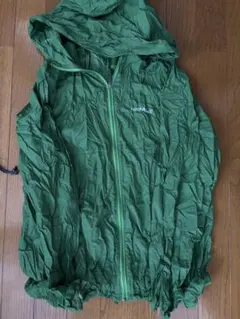 montbell フード付きナイロンジャケット 緑