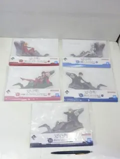 一番くじ エヴァ ビジュアルスタンド アスカ カヲル 等 全5種セット 未開封品