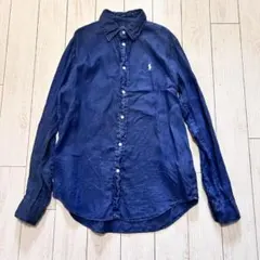 25SS 今季 新品タグ付き】ポロラルフローレン リネンシャツ XS 