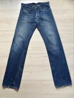 DENIME オリゾンティ期 ボタンフライ ストレートデニム w32 濃紺