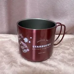 スターバックス　ホリデー2017 ステンレスマグ フラワーピンク 355ml
