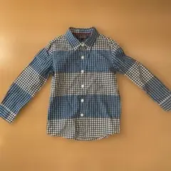 TOMMY HILFIGER チェック柄長袖シャツ 110