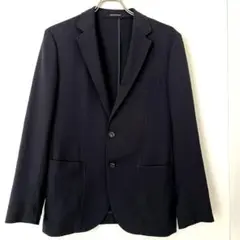 【大人気】グリーンレーベルリラクシング 鹿の子 ブラック ジャケット 46