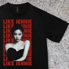 JENNIE Tシャツ アイドルT ジェニー ブラック アーティストT サマソニ