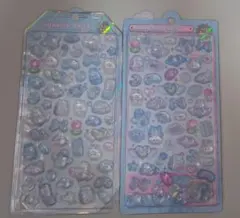 ボンボンドロップシール　シャーベット　みずいろ　みずいろボンボン　2点セット