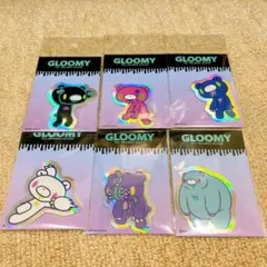 6個セット グルーミー オーロラステッカー