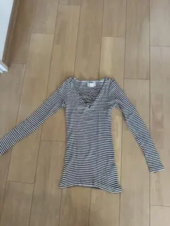 DENIM & SUPPLY ストライプ長袖Tシャツ XS