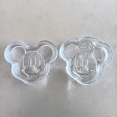 ディズニーミッキーマウス ミニーマウス皿 2個セット　未使用品