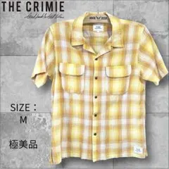 【極美品】THE CRIMIE クライミー　チェック柄 半袖シャツ Mサイズのサムネイル