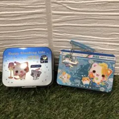 平成レトロ Happy RingRing Life メモ帳ケース 猫キャラクター