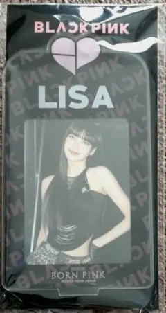 BLACKPINK BORN PINK トレカスタンド LISA 公式 グッズ