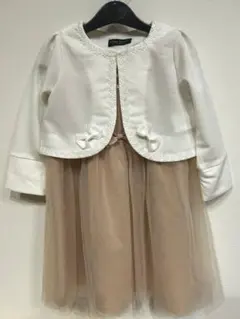 キッズフォーマル　入園式　ワンピースドレス　女の子　95cm