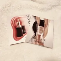 コスメデコルテ ゼンウェア フルイド／ルージュデコルテ クリームグロウ　試供品