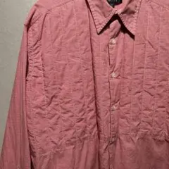 DKNY 赤 チェック柄 長袖シャツ Mのサムネイル