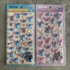 【正規品】ボンボンドロップシール ディズニー スティッチ＆エンジェル