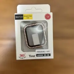 Apple Watch カバー　ケース 40mm ブラック ブロンズゴールド