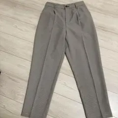 千鳥柄 ゴム入りスラックス