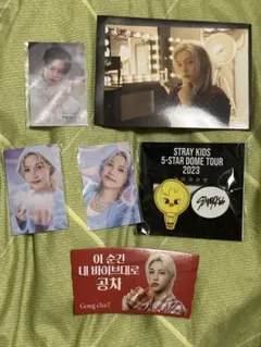 StrayKids Felix ゴンチャ ラントレ ステッカー クリップ