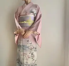 【値段交渉可能】付け下げのお着物/名古屋帯のセット　❤︎入学式などで大活躍❤︎