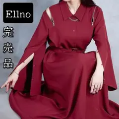 完売品✨定価¥9,350スリットスリーブショルダージップ2wayワンピースモード