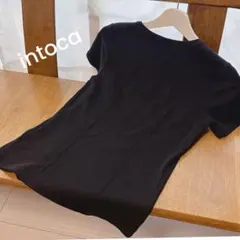 定番人気 美品✨ intoca DIOSBASIC ブラック クルーネック T 2026年最新】intoca. レディース Tシャツ・カットソーの人気アイテム