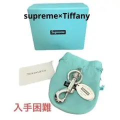 キーホルダー Supreme Tiffany Oval Tag Keyring Tiffany & Co. - Tiffany Supreme Oval Tag キーリングの通販 by こう