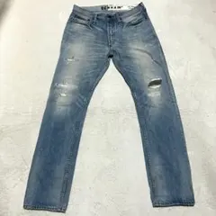 DENHAM デンハム 定価5万円程 加工 デニム ジーンズ 32 ストレッチ 