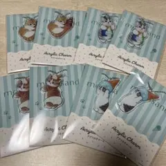 モフサンド mofusand アクリルチャーム全4種類×2セット ファミマ