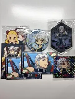 【鬼滅の刃迷子センター】鬼滅の刃 宇髄天元 アニメグッズ 7点セット