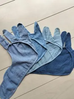 弓道　下がけ　藍染め　１枚