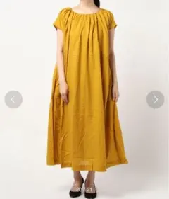 新品　AMERICAN HOLIC フレンチスリーブギャザーワンピース