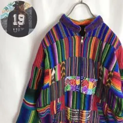 【希少】美品パッチワークペイズリー柄　コーチジャケット ミリタリー カーキ 希少】美品パッチワークペイズリー柄 コーチジャケット ミリタリー