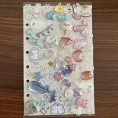 シールおすそわけ(ブルー＆ピンク)