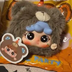 娃三岁 MIGO 动物派对 アニマルパーティ ぬいぐるみ クマ ペロ口