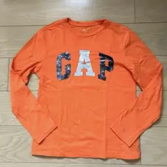 GAP Kids XL オレンジ 長袖Tシャツ スパンコール付き　150　＃1