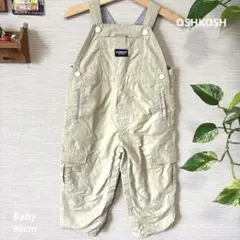 【　OSHKOSH　】オシュコシュ ナイロンオーバーオール　ベビー90cm