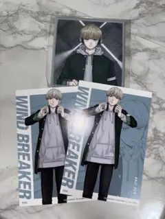 WIND BREAKER 梶蓮 特典ポストカード ハンカチ まとめ売り