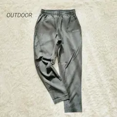 アウトドア ランニングウェア パンツ レディース 薄手 ウエストゴム グレー M