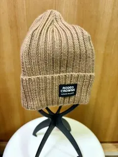RODEOCROWNS ロデオクラウンズ☆ベージュ ニット帽