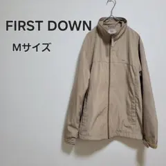 FIRST DOWN ファーストダウン ブルゾン ジャケット Mサイズ ベージュ