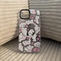CASETiFY ウサギデザイン iPhone15用ケース