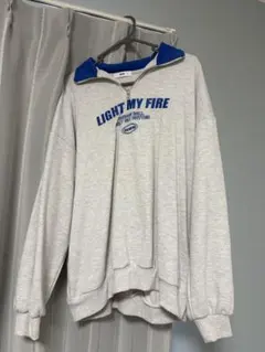 グレー プルオーバー トレーナー WEGO