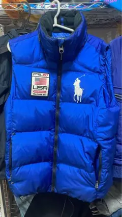 Polo by Ralph Lauren ダウンベスト M 青