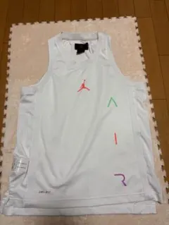 NIKE JORDAN AIR Tシャツ ノースリーブ タンクトップ 白 Ｌ